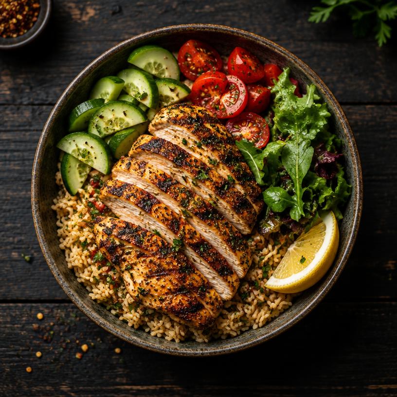 Charred Garden Chicken