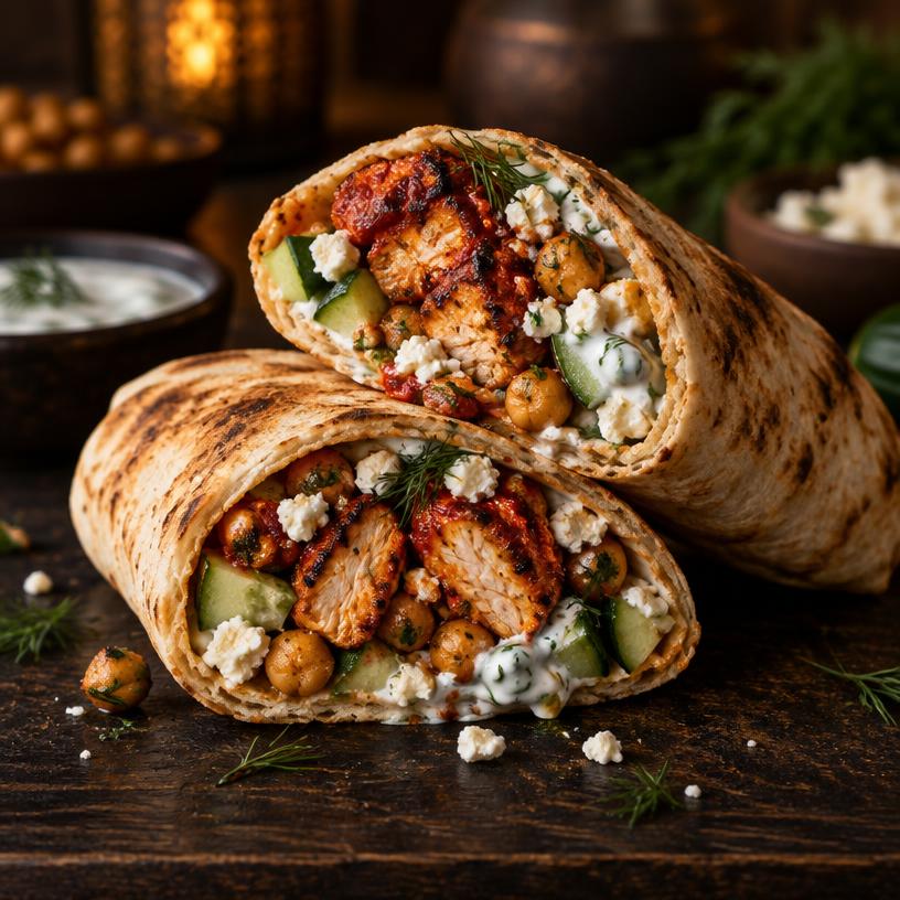 Harissa Sunrise Wrap
