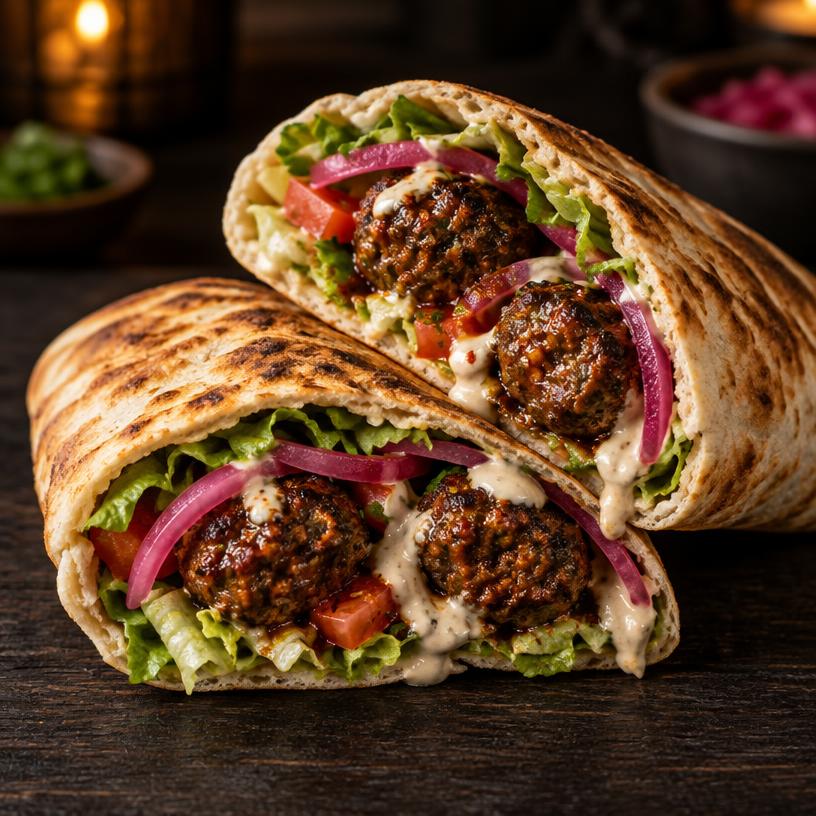 Red Ember Lamb Wrap